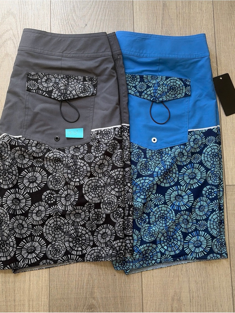 Men’s boardshort bundle - Gray & Blue NWT size 32